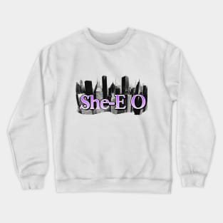 She-E O Women Executive Crewneck Sweatshirt